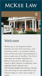 Mobile Screenshot of mckeelawmaine.com